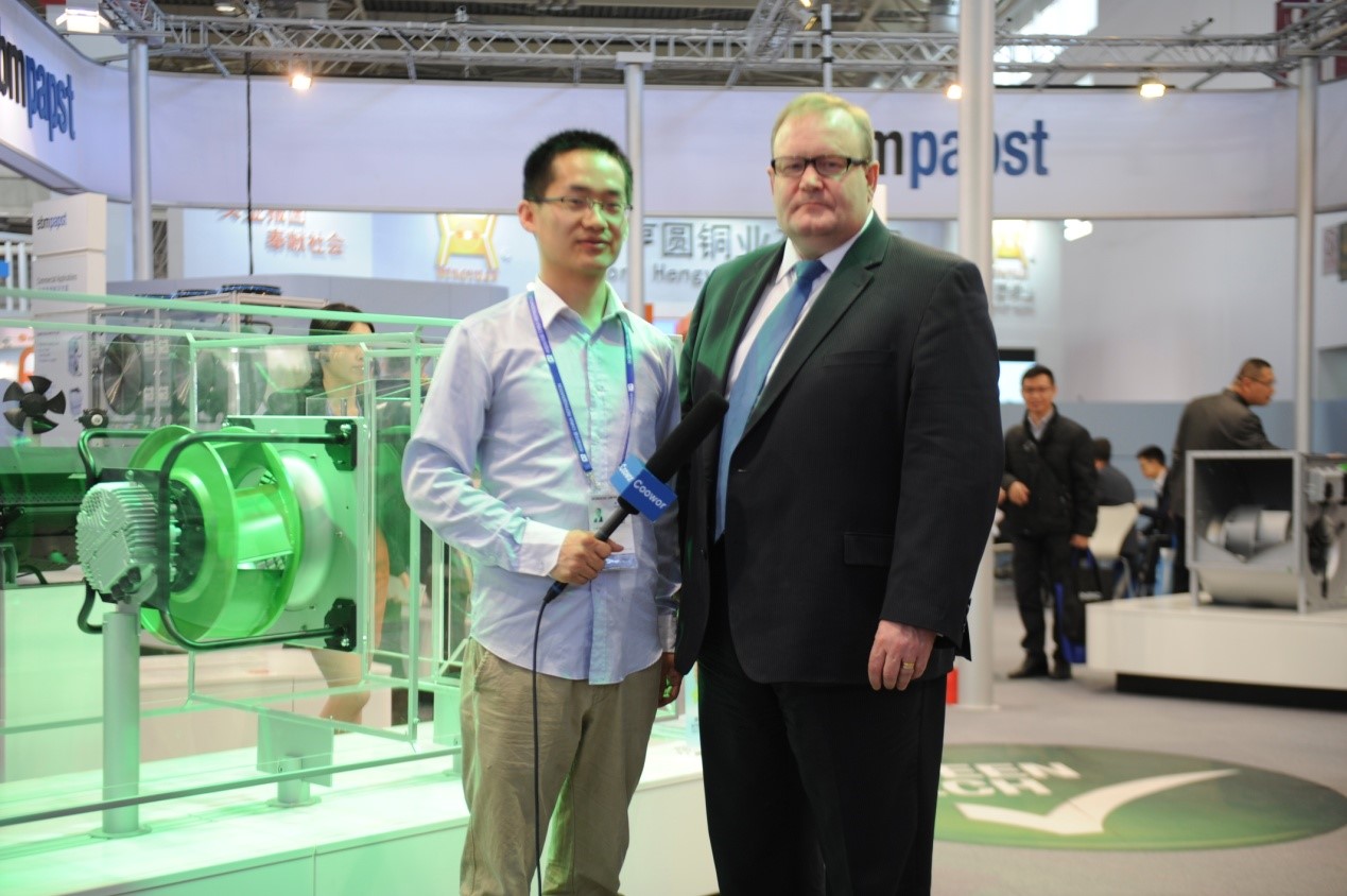 2016 CRH Expo, Interview with Ebm-papst